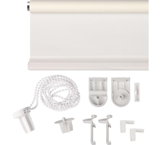 Рулонная штора PRAKTO Easy 75x250 см, белый 8316461