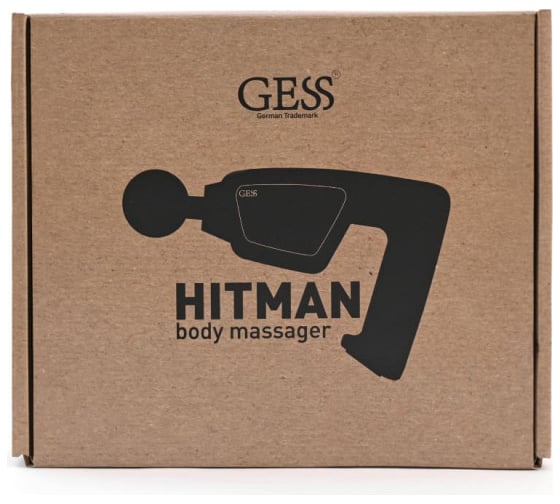 Массажный беспроводной пистолет GESS Hitman GESS-880