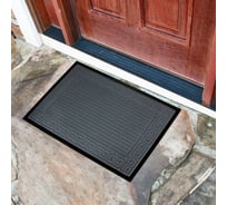 Придверный коврик Joy Home HEFEI RUBBER 60x90 см, Бургунь (серый), 11410