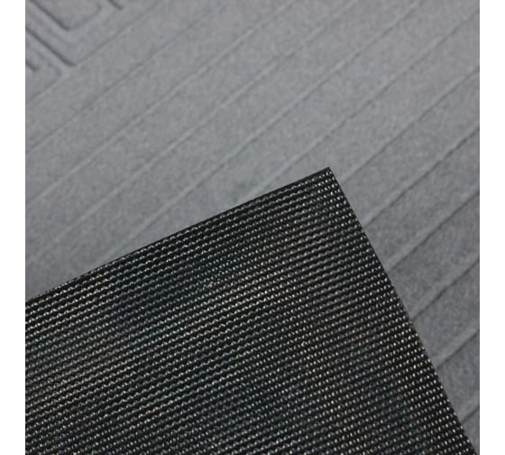Придверный коврик Joy Home HEFEI RUBBER 60x90 см, Бургунь (серый), 11410