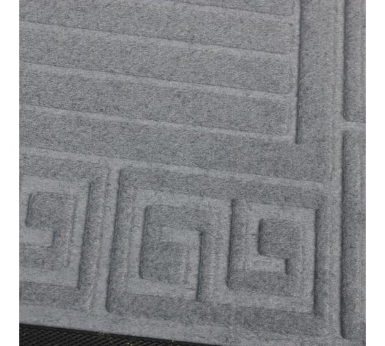 Придверный коврик Joy Home HEFEI RUBBER 60x90 см, Бургунь (серый), 11410