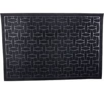 Влаговпитывающий коврик Joy Home Стар эскпо "Прест", 40x60 см Лондон черный, 10913