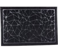 Влаговпитывающий коврик Joy Home Стар эскпо "Прест", 60x90 см Геометрия черный, 10922