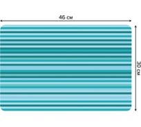 Набор прямоугольных тканевых салфеток для сервировки стола JOYARTY небесные линии, плейсмат, 30x46 см, 4 шт. ser002_21539_30x46