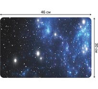 Набор прямоугольных тканевых салфеток для сервировки стола JOYARTY звездное небо, плейсмат, 30x46 см, 4 шт. ser002_35268_30x46