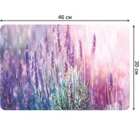 Набор прямоугольных тканевых салфеток для сервировки стола JOYARTY горная лаванда, плейсмат, 30x46 см, 4 шт. ser002_39846_30x46