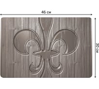 Набор прямоугольных тканевых салфеток для сервировки стола JOYARTY геральдическая лилия, плейсмат, 30x46 см, 4 шт. ser002_5130_30x46