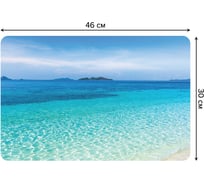 Набор прямоугольных тканевых салфеток для сервировки стола JOYARTY легкий бриз, плейсмат, 30x46 см, 4 шт. ser002_29091_30x46