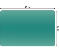 Набор прямоугольных тканевых салфеток для сервировки стола JOYARTY болотное отражение, плейсмат, 30x46 см, 4 шт. ser002_23565_30x46
