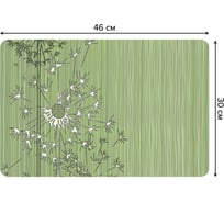 Набор прямоугольных тканевых салфеток для сервировки стола JOYARTY гордые одуванчики, плейсмат, 30x46 см, 4 шт. ser002_3440_30x46