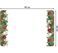 Набор прямоугольных тканевых салфеток для сервировки стола JOYARTY рождественские поля, плейсмат, 30x46 см, 4 шт. ser002_37113_30x46