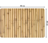 Набор прямоугольных тканевых салфеток для сервировки стола JOYARTY прочный бамбук, плейсмат, 30x46 см, 4 шт. ser002_4731_30x46