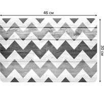 Набор прямоугольных тканевых салфеток для сервировки стола JOYARTY зигзаг из прошлого, плейсмат, 30x46 см, 4 шт. ser002_9018_30x46