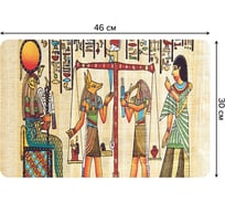 Набор прямоугольных тканевых салфеток для сервировки стола JOYARTY божественная беседа, плейсмат, 30x46 см, 4 шт. ser002_9328_30x46