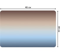 Набор прямоугольных тканевых салфеток для сервировки стола JOYARTY пустыня красок, плейсмат, 30x46 см, 4 шт. ser002_8493_30x46