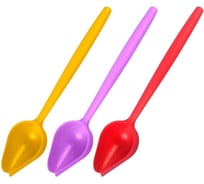 Ложка для декорирования МУЛЬТИДОМ перо, L18 см, 3 цвета VL80-260