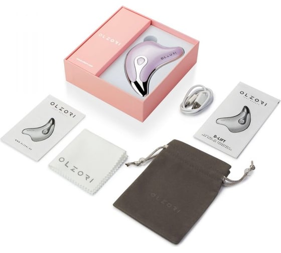 Микротоковый массажер для лица OLZORI D-LIFT цвет Purple D-LIFT-Purpl