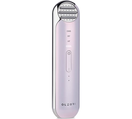 Прибор для лица OLZORI 5 в 1 RF лифтинг, EMS токи, HF питание, охлаждение и LED-терапия Splando