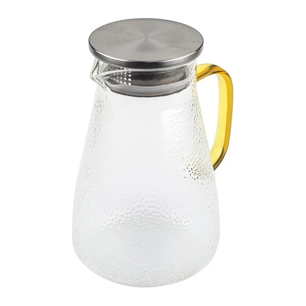 Графин-кувшин URM объем 1800 мл, из термостойкого стекла, с крышкой из ...