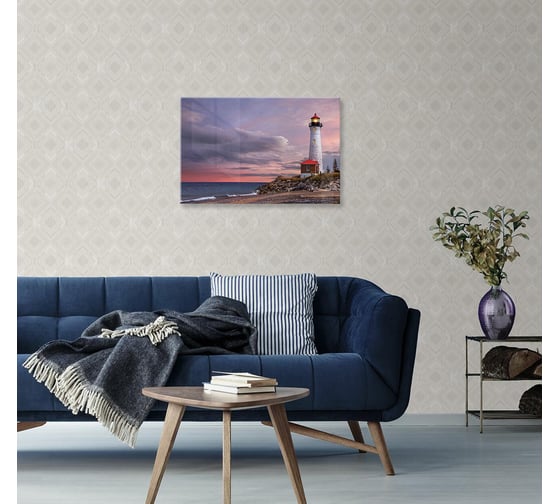 Картина на стекле для интерьера ООО Оптион МАЯК 40x60 см 84048