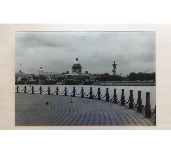 Картина на стекле для интерьера ООО Оптион ВИД НА ИСААКИЕВСКИЙ СОБОР 40x60 см 83237