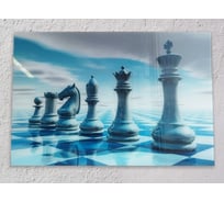 Картина на стекле для интерьера ООО Оптион ШАХМАТЫ 40x60 см 84050