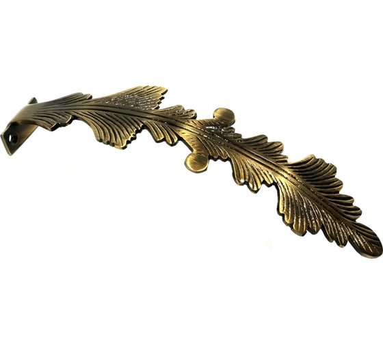 Крючок для штор Левша L.Baskerville Leaf 33 mm LB-136 старая бронза У2-6309.СБ