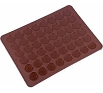Силиконовый коврик с разметкой для выпечки макаронс Beroma 48 ячеек 07823022