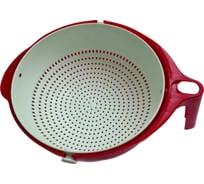 Дуршлаг с миской 2в1 EUROHOUSE, многофункциональный, 25x19x10,5см, 15702