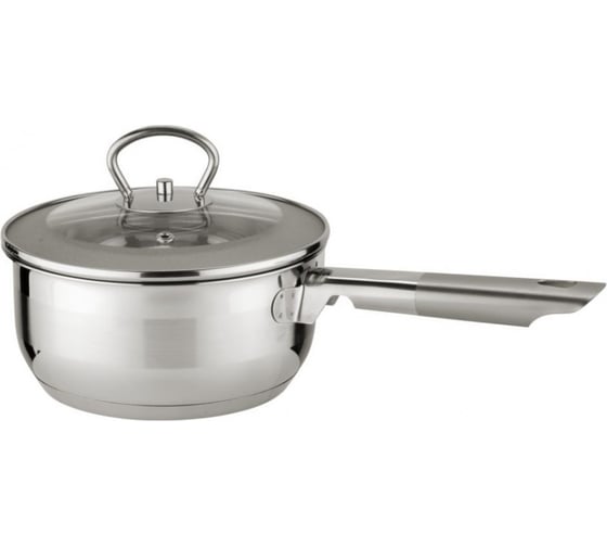 Ковш со стеклянной крышкой Bella Cucina 16см, 1,6л BC-2002 2002-BC