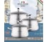 Набор посуды Bella Cucina 6 предметов, 1,9л, 2,7л, 3,6л, нерж. сталь BC-2142 2142-BC 2