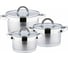 Набор посуды Bella Cucina 6 пр, 2,1л, 2,9л, 3,9л, нерж. Сталь BC-2062 2062-BC 1