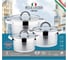 Набор посуды Bella Cucina 6 пр, 2,1л, 2,9л, 3,9л, нерж. Сталь BC-2062 2062-BC 2