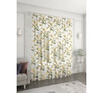 Тюль-вуаль Peora шифон, печать желтые цветы, 300x260 chp-2006192 75796