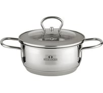 Кастрюля Bella Cucina BC-2008 со стеклянной крышкой, 22 см, 4.1 л 2008-BC