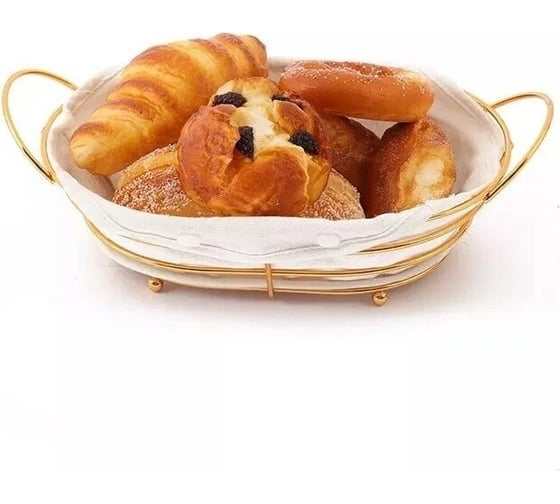 Ваза ZDK Homium Kitchen, Gold, цвет золотой, размер 31x20x9.5 см с вкладышем fruit05gold
