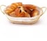 Ваза ZDK Homium Kitchen, Gold, цвет золотой, размер 31x20x9.5 см с вкладышем fruit05gold 4