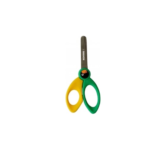Детские ножницы Kores birdy 125 мм, с пластиковыми ручками, тупоконечные, ассорти 1335943