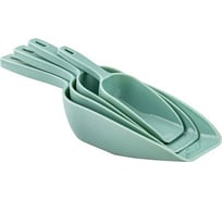 Мерная ложка PROFF PLASTIK 4 шт в упаковке зеленая пластиковая ТК-2601432з
