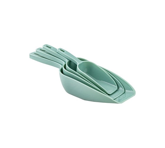 Мерная ложка PROFF PLASTIK 4 шт в упаковке зеленая пластиковая ТК-2601432з