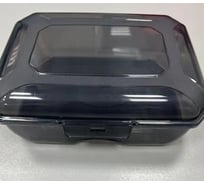 Прямоугольный контейнер PROFF PLASTIK 205x150x50 мм 2 л с крышкой на защелках темно-серый пластиковый ИН-2601417