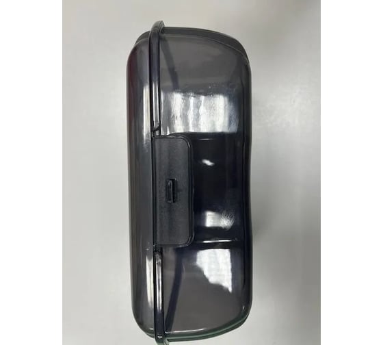 Прямоугольный контейнер PROFF PLASTIK 205x150x50 мм 2 л с крышкой на защелках темно-серый пластиковый ИН-2601417