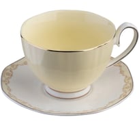 Чайный набор BILLIBARRI Scalea 12 предметов: 6 чашек 250 мл с блюдцами, цвет желтый 806375772037