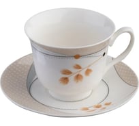 Чайный набор BILLIBARRI Emilia 4 предмета: 2 чашки 240 мл с блюдцами 806899471910