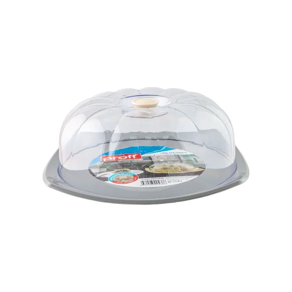 Тортовница PROFF PLASTIK квадратная высота 100, диаметр 270 мм с ...