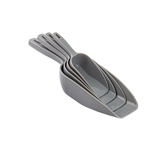Мерная ложка PROFF PLASTIK 4 шт в упаковке серая пластиковая ТК-2601432с