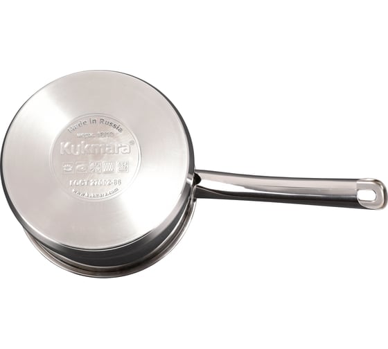 Ковш Kukmara LEON 1,8 л, 16 см, со стеклянной крышкой LN-LDL1816G