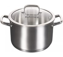 Кастрюля Kukmara LEON 5 л, 22 см, со стеклянной крышкой LN-CA5022G
