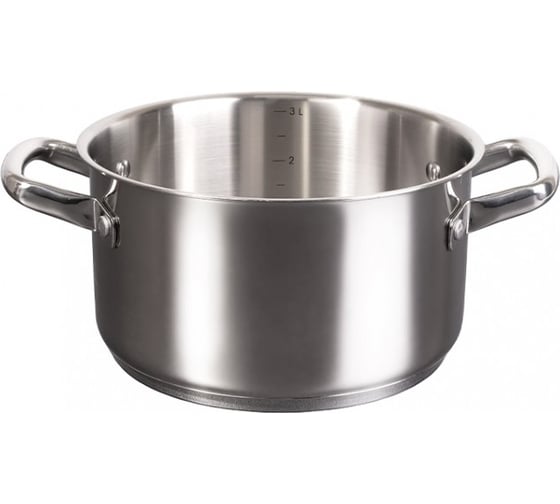 Кастрюля Kukmara LEON 3 л, 20 см, со стеклянной крышкой LN-CA3020G