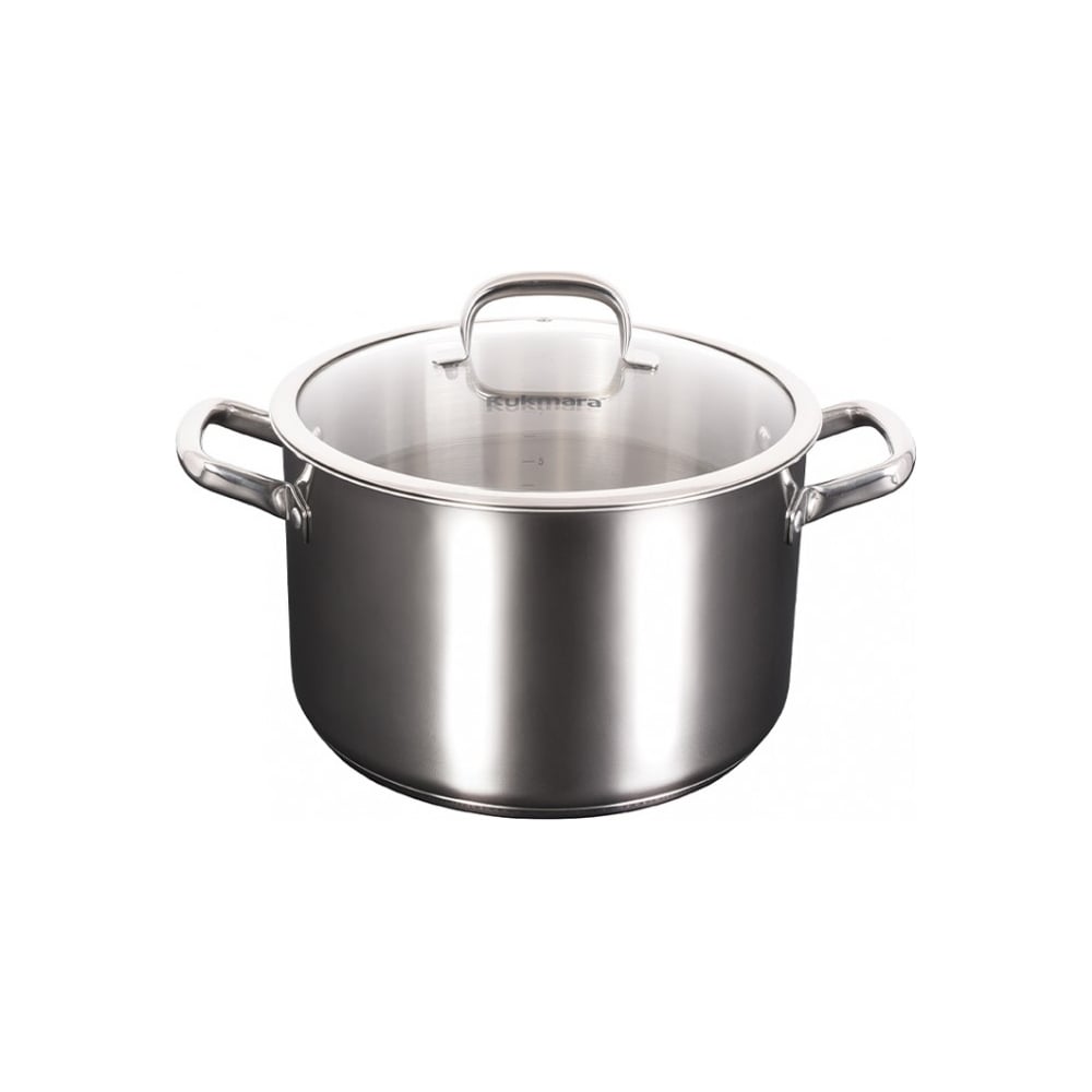 Кастрюля Kukmara LEON 10 л, 28 см, со стеклянной крышкой LN-CA10028G ...